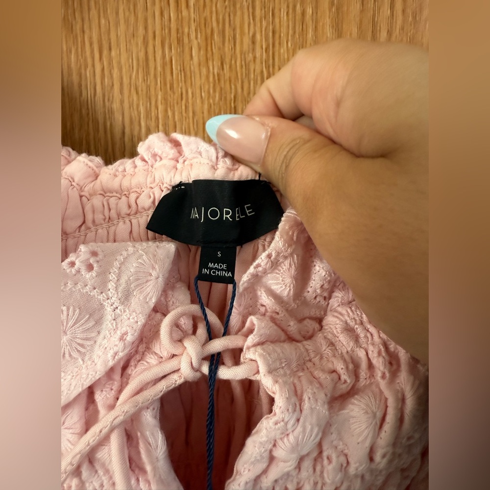 MAJORELLE Nelvin Mini Dress in Baby Pink - Picture 7 of 16